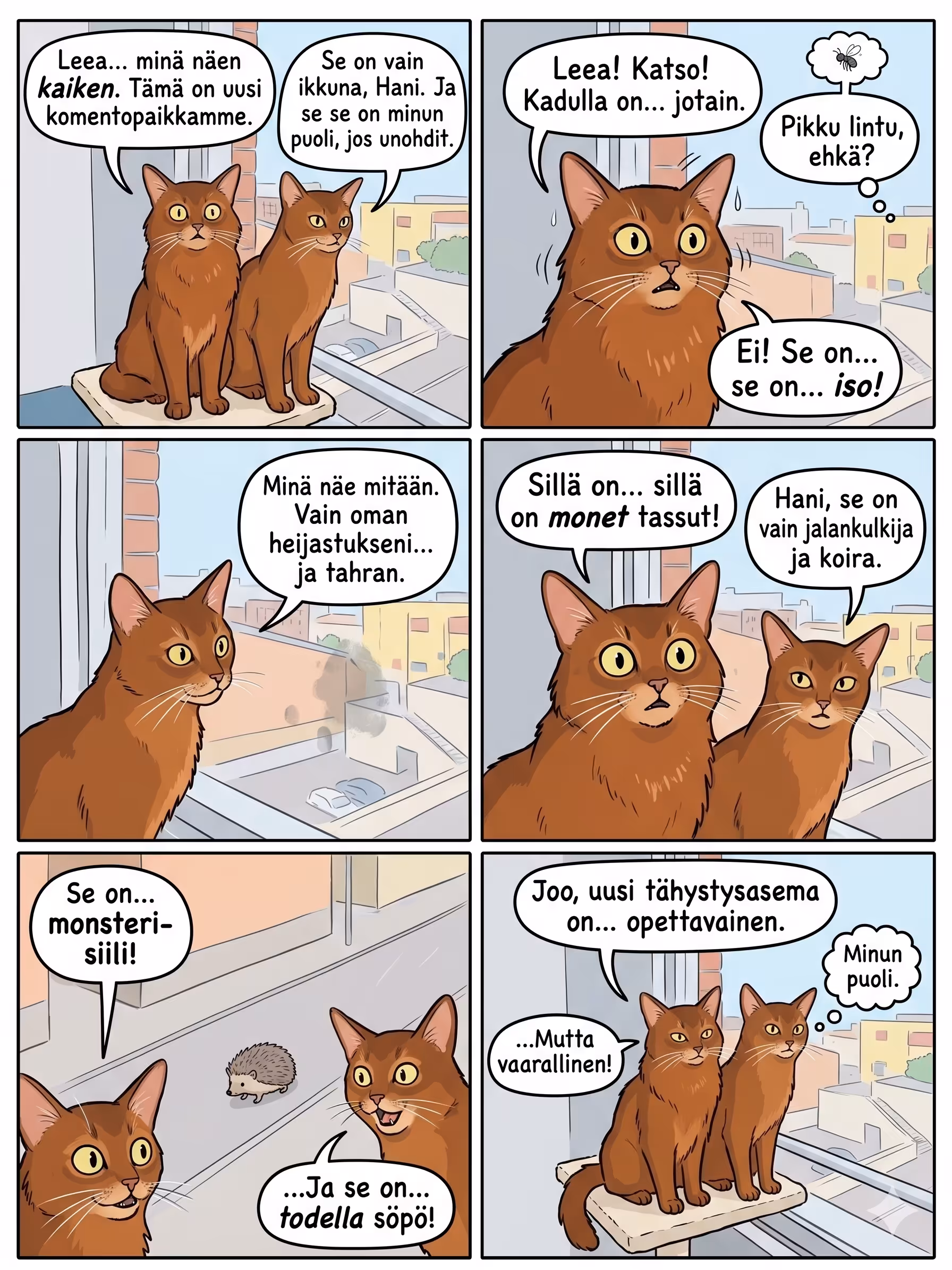 Hani ja Leea Sarjakuva